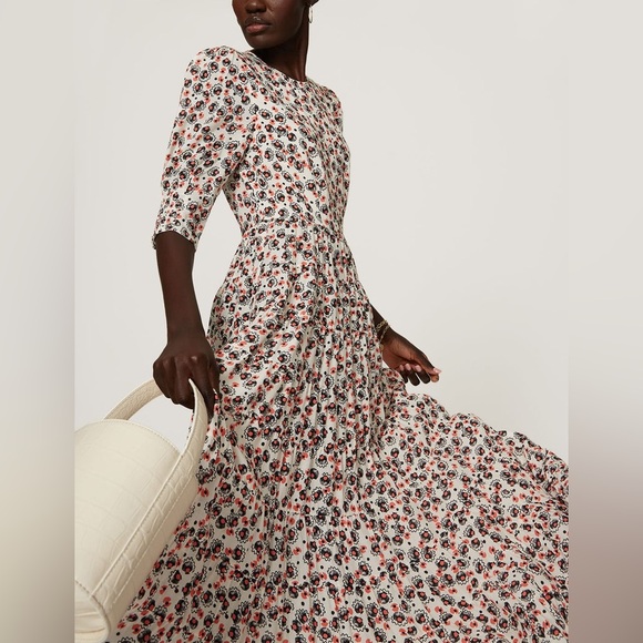 RIXO Dresses & Skirts - $390 retail ~ RIXO Multicolor Floral Long Sleeve Dress size xs